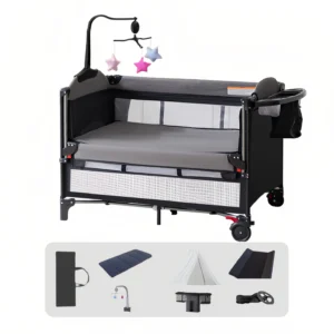 Kids Play Bed with Mosquito Net