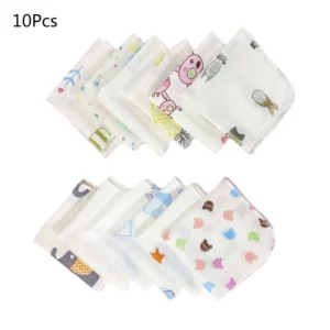 Cartoon Baby Washcloths (10-Pack)